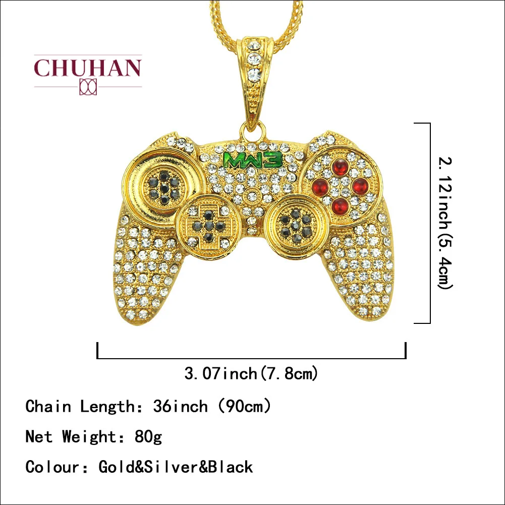 Ожерелье-цепочка Мужская/Женская в стиле хип-хоп | Украшения и аксессуары