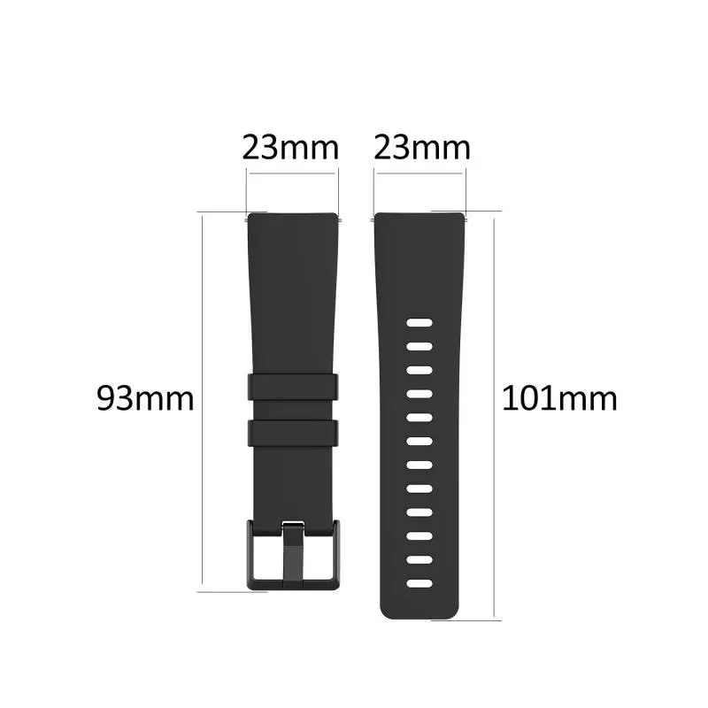 

Smart Wrist Bracelet Wristband Silicone Connector Belt For Fitbit Versa 2 Strap Band Replacement Silicone Strap