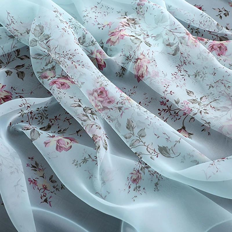 

2021 New Women Cicada Wing Chiffon Scarf Florals Print Shawl Office Lady Soft Wraps Female Elegant Echarpe 180x140cm