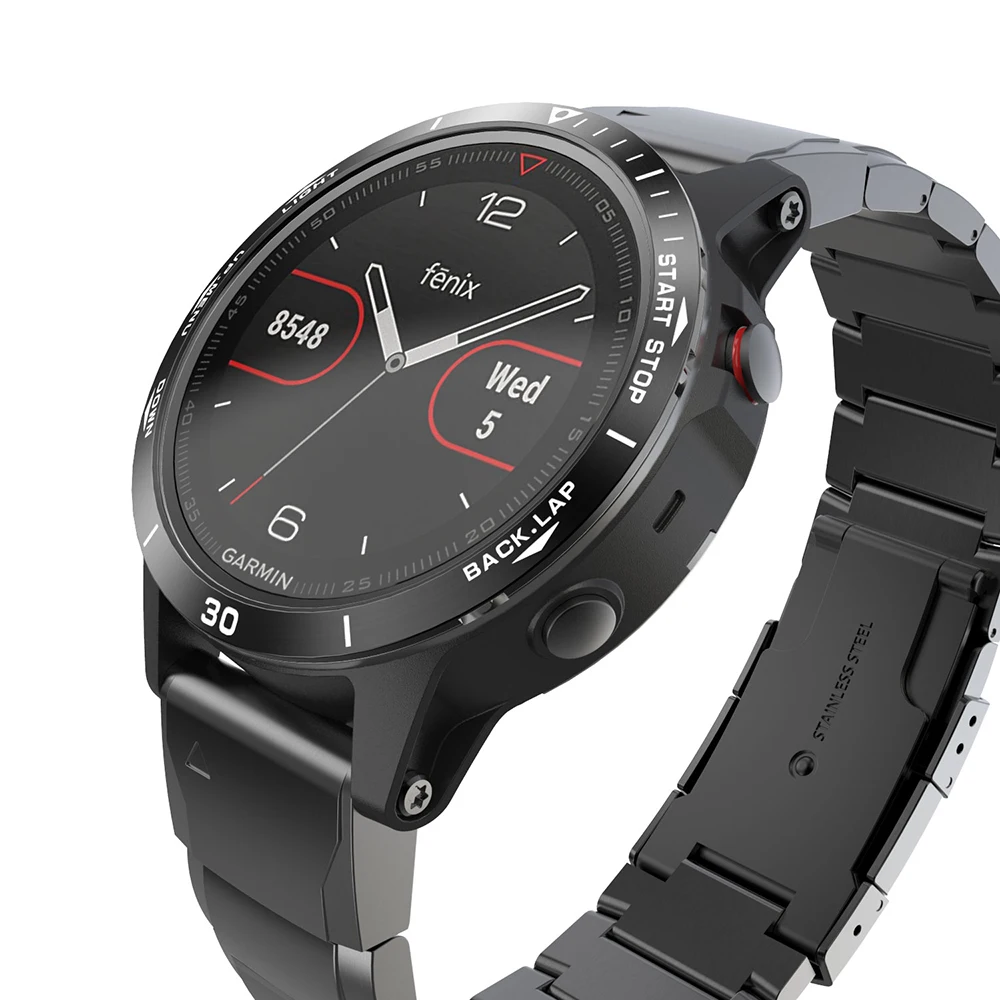 Безель из нержавеющей стали кольцо крышка для Garmin Fenix 5 Стильный чехол защита от