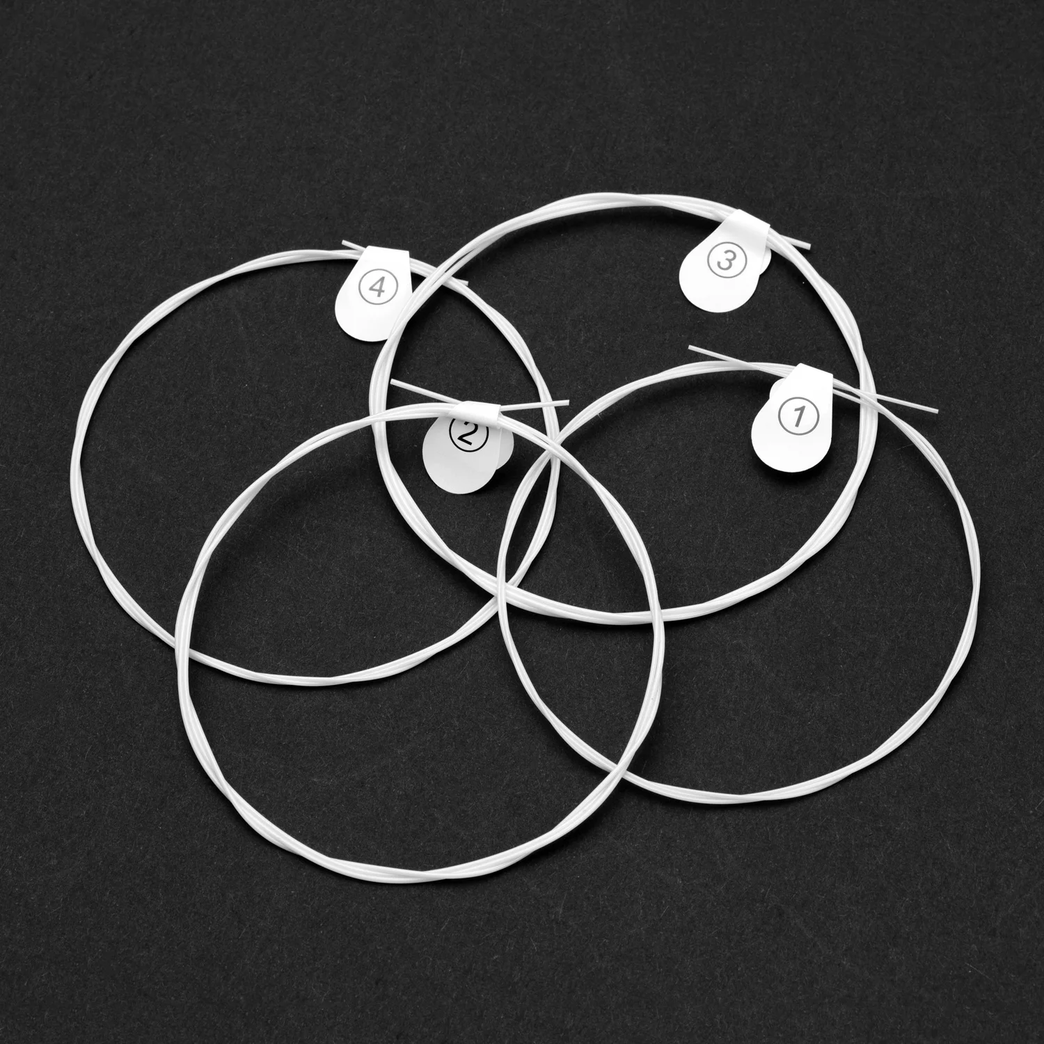 Нейлоновые струны для укулеле 4 штуки/набор струн (.024-.026) Замена 23 дюймов Концерт