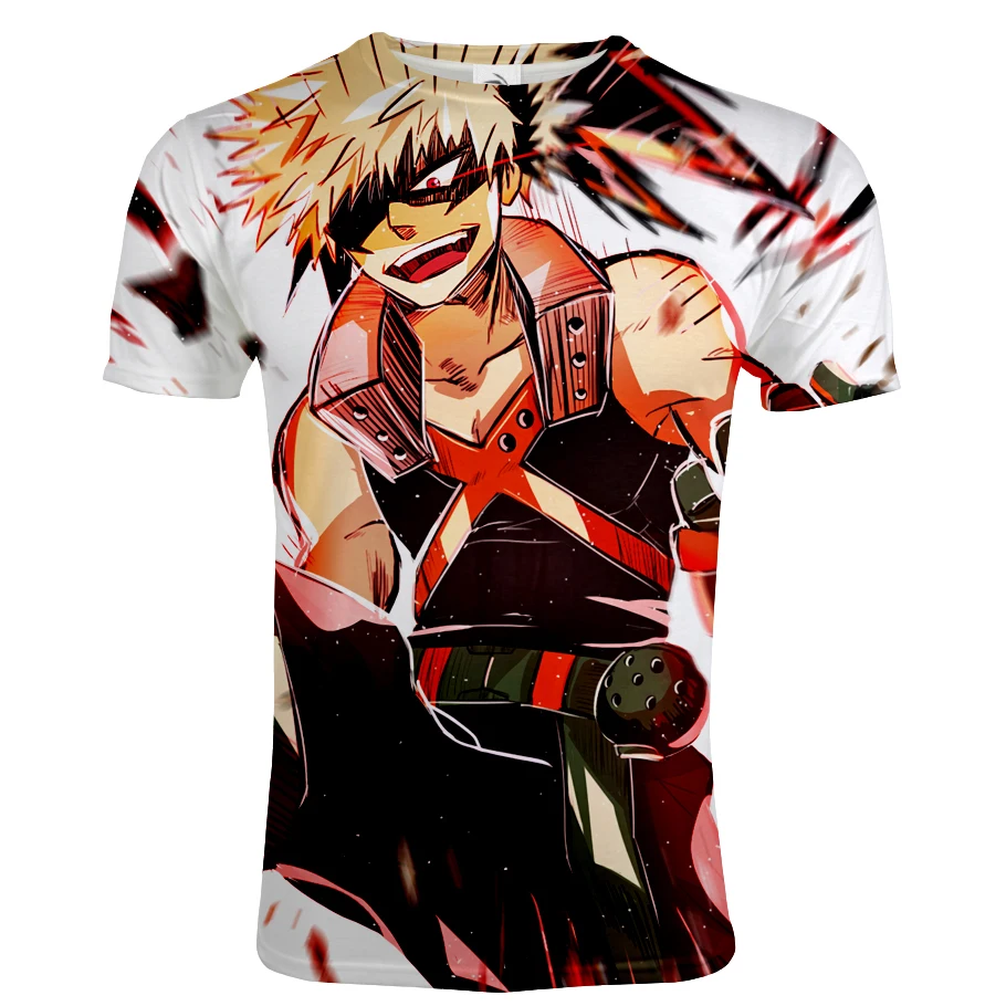 

NEW Arrival Anime T-shirt My Hero Academia 3D Printed Men Fashion O-Neck Streetwear Tshirt Spring Summer Trendy Hip Hop T shirt