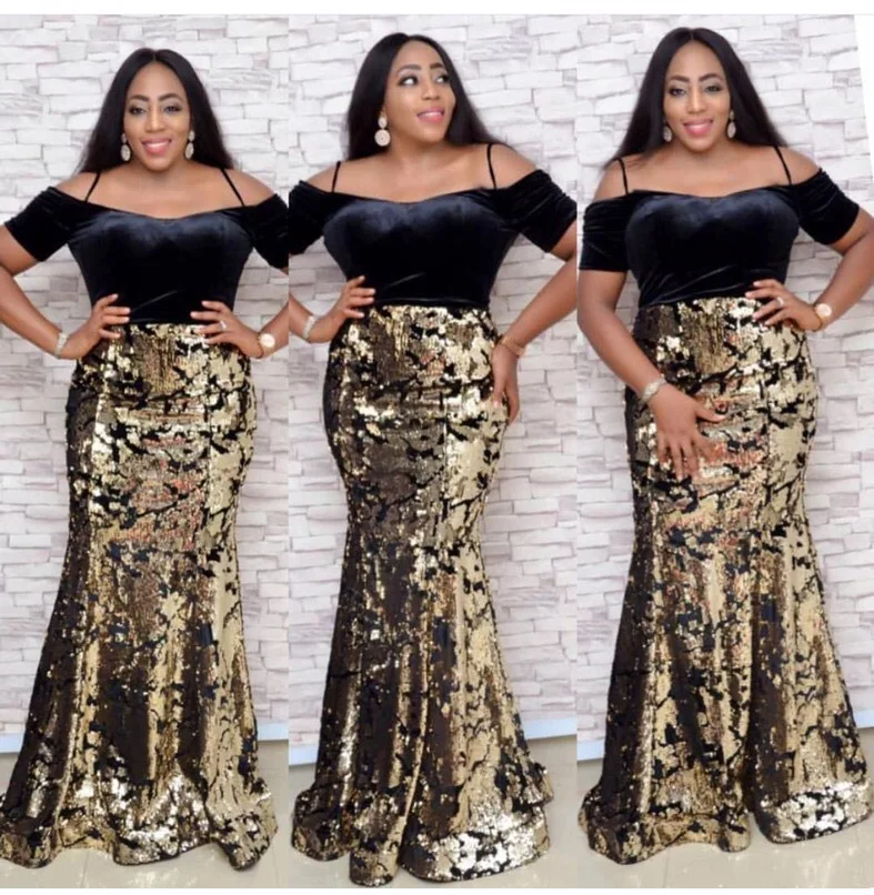 Элегантное Африканское платье Дашики с блестками базин бархатная абайя длинное