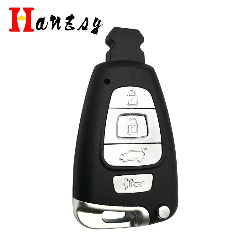 

For Hyundai Veracruz 2007 2008 2009 2010 2011 2012 Smart Proximity Remote Car Key Shell Case Fob 4 Buttons - 95440-3J600