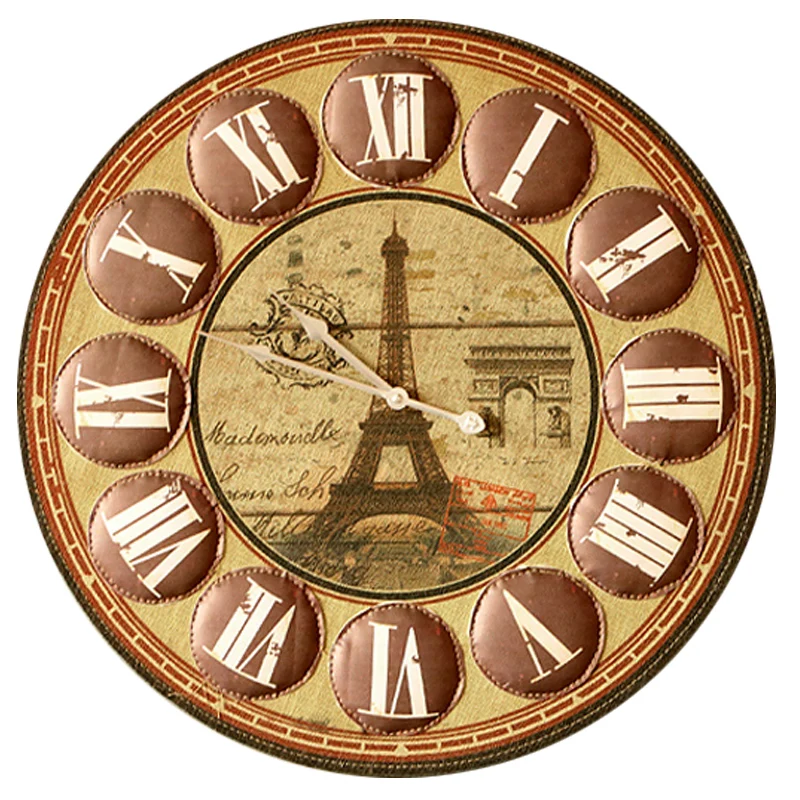 Современные минималистичные скандинавские настенные часы деревянные кварцевые