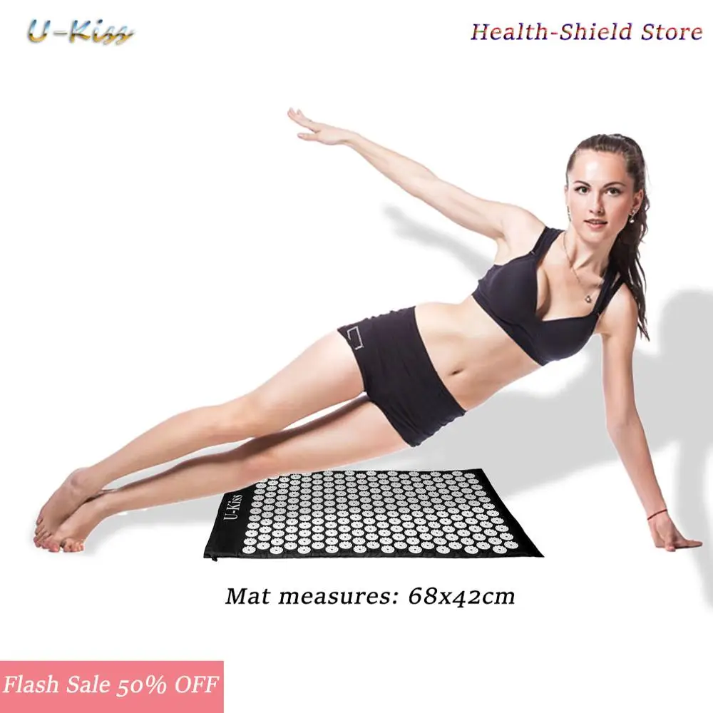 Массажер для акупрессуры набор подушка спины и тела массажная снимает стресс