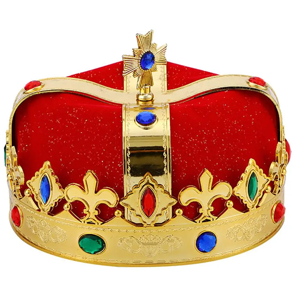 Корона King Prince декоративная шапка для косплея реквизит взрослых и детей маскарада