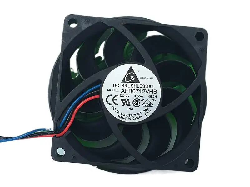 Delta 7 см 7015 AFB0712VHB 70*70*15 мм кулер для ЦП с двойным шариковым вентилятором