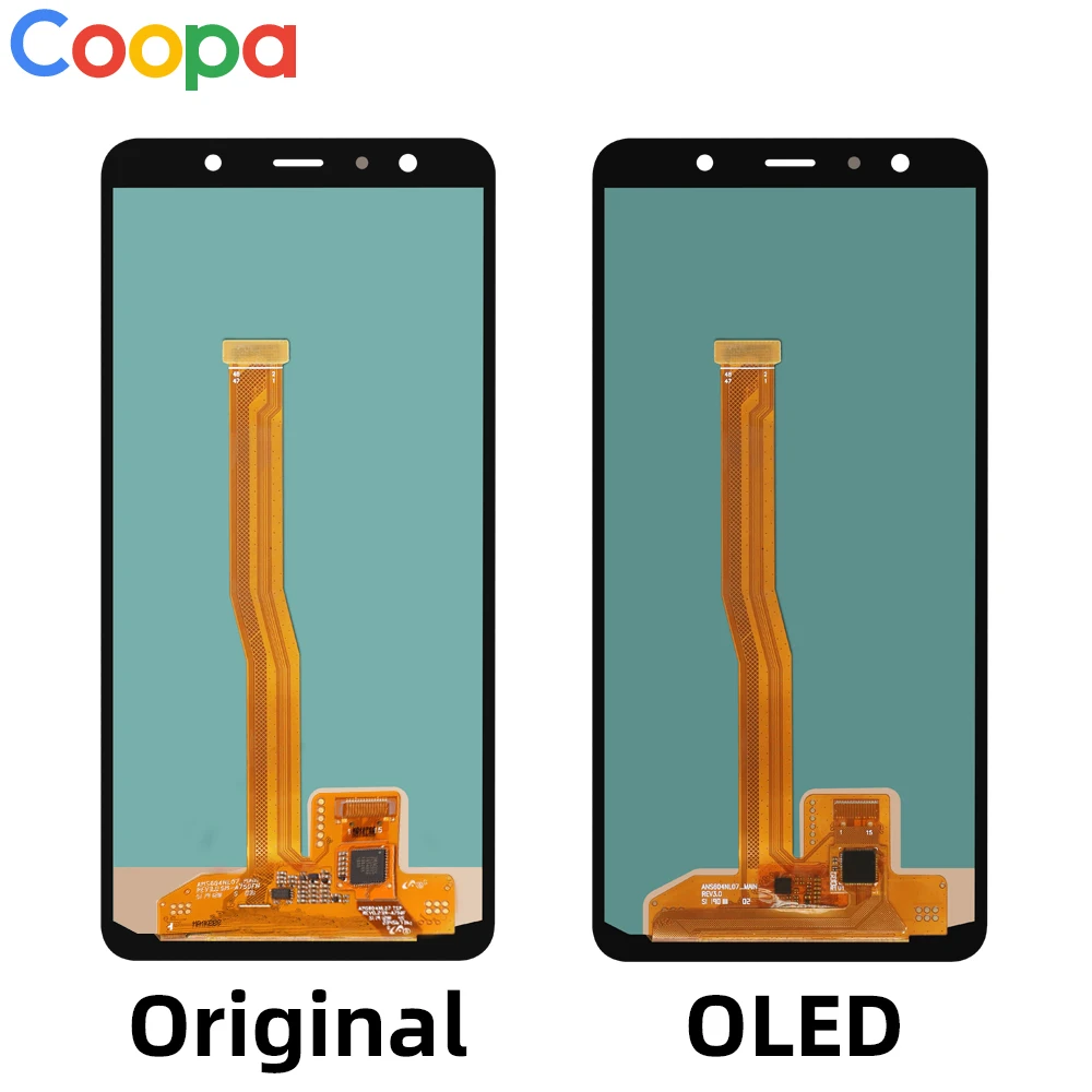 Оригинальный 6 0 &quotSuper AMOLED ЖК дисплей для SAMSUNG Galaxy A7 2018 A750 A75F SM A750F с сенсорным