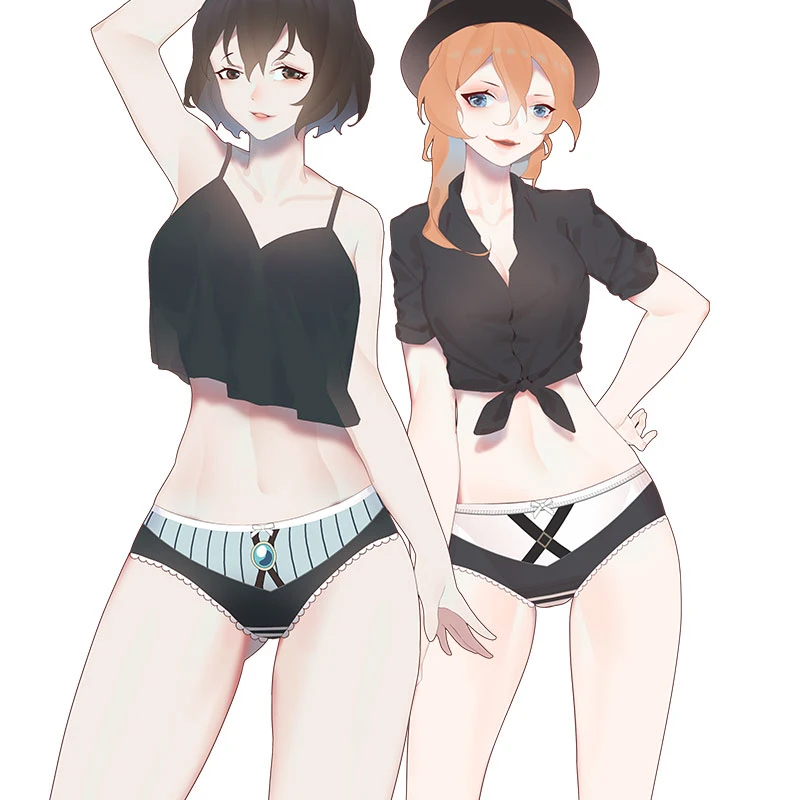 Нижнее белье для женщин и девушек Трусы-шорты с аниме бродячие псы дазай Осаму