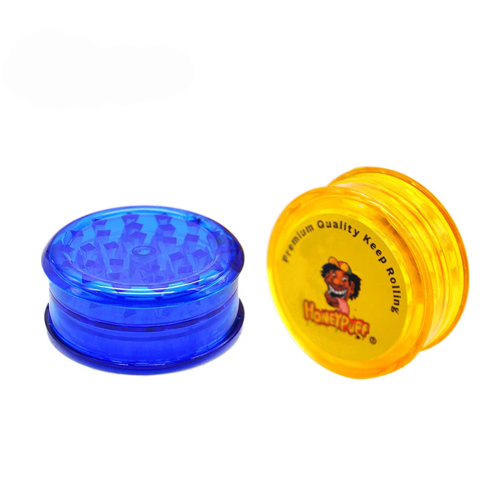 Пластиковый Точильщик для табака 60 мм Диаметр трехслойная травяная шлифовальная