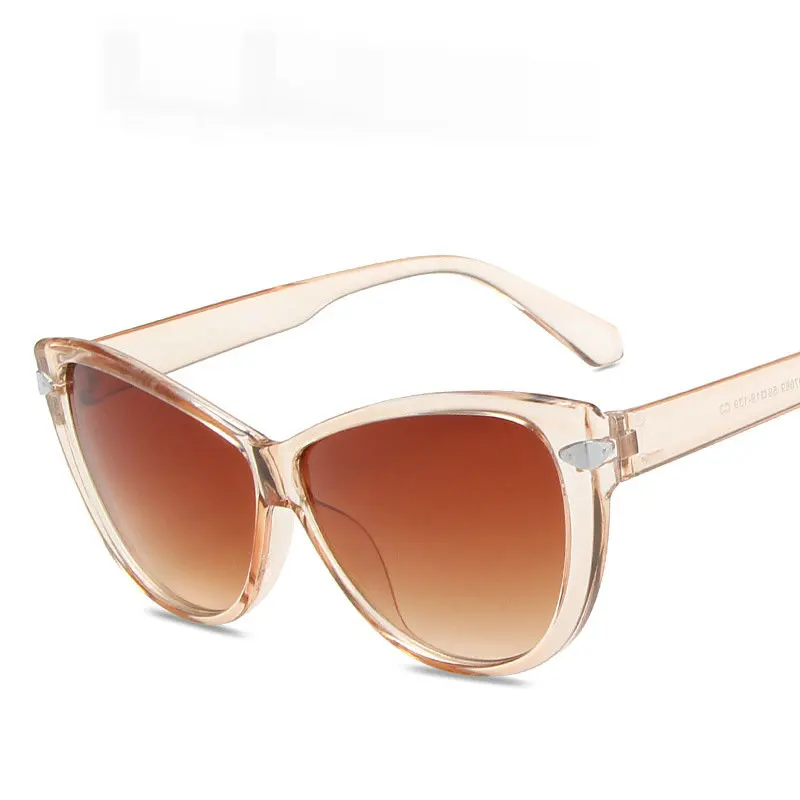 

classic Design Cat Eye Shades Sunglasses Women Men Traveling Metal T Sun Glasses for Woman Square Glasses Oculos zonnebril dames