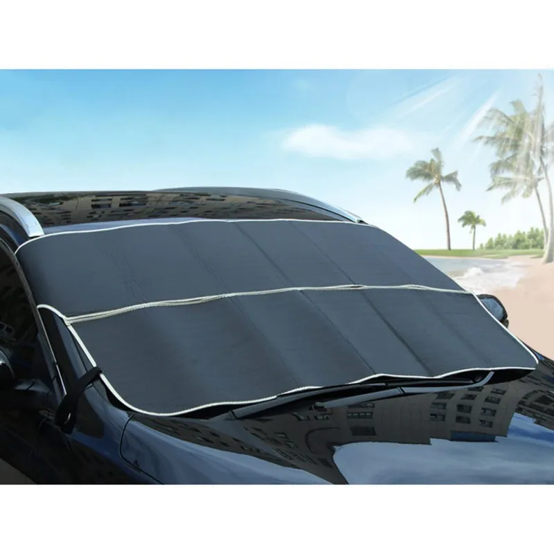 

New Multifunction Car Snow Ice Protector Visor Sun Shade Fornt Rear Windshield Cover Block Shields