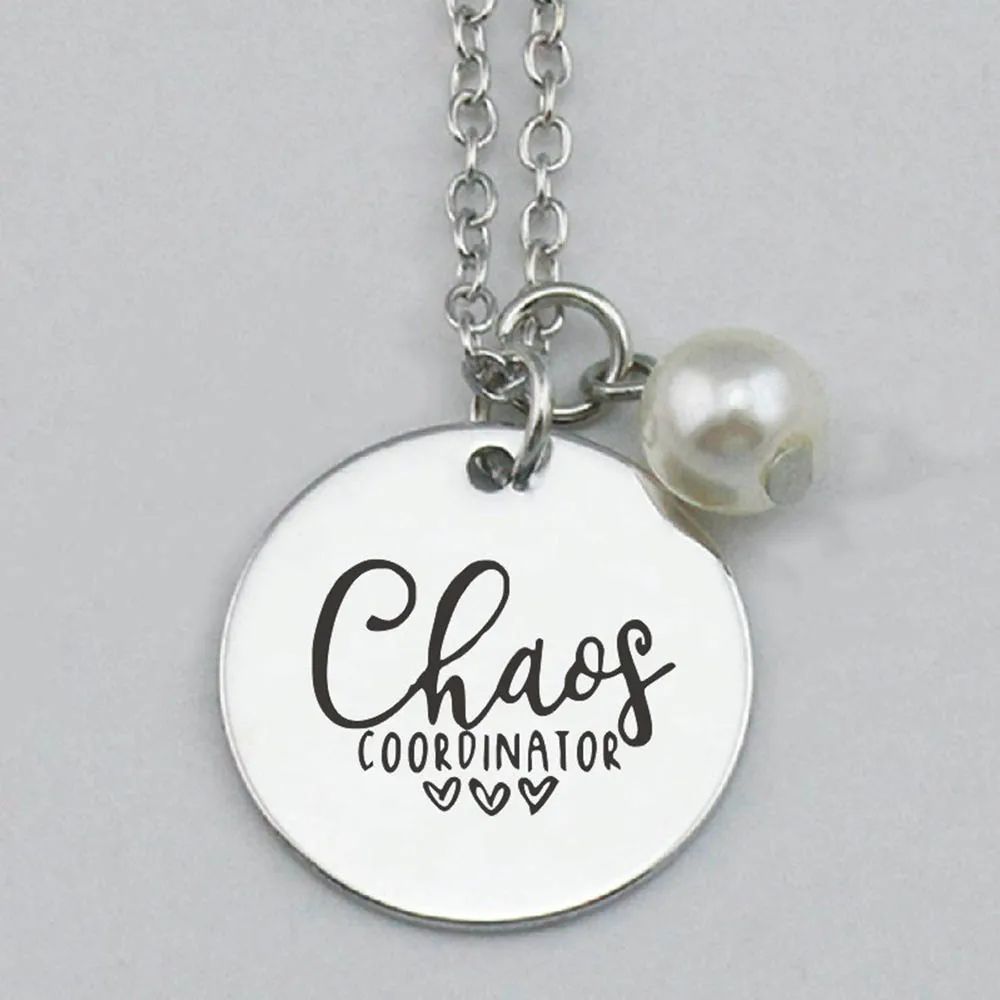 Ожерелье с координатором хаоса ювелирные изделия Egraved подарки сестре