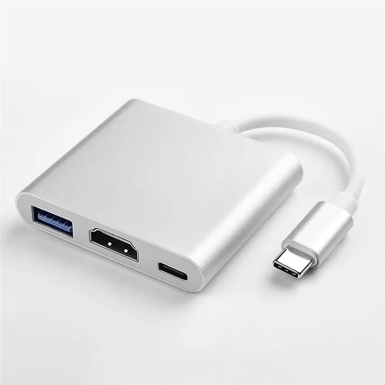 Адаптер для передачи данных Frog HDMI type-C для концентратора USB-C-HDMI Mini Dock станция HD для MacBook Xiaomi ноутбук телефон