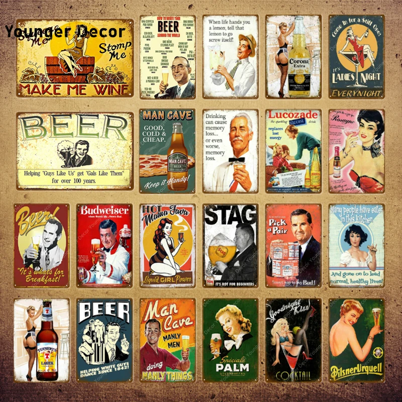 Коктейльный винный пивной фон настенный стикер для паба бара украшение дома