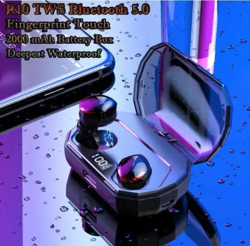 HobbyLane R10 наушники вкладыши TWS Bluetooth 5 0 Беспроводной In Ear 4D бас стерео звук гарнитуры
