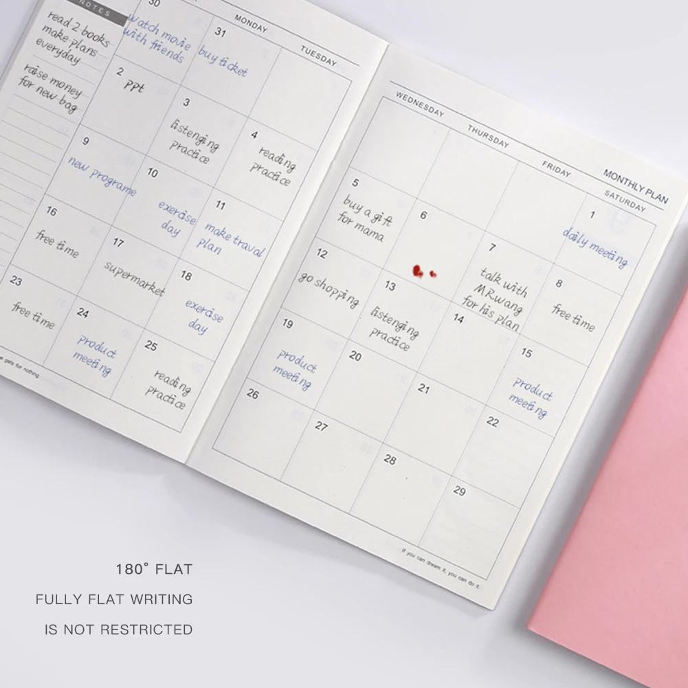 

2020 Notebook Appointment Book Planner Diary Weekly Planner Book 2020 Daily Planner Schedule New Arrival Cute Planner