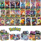 Новинка 2021, Pokemon, 9 шт.упаковка, Женская торговая карточка, игра, щит меча, коллекционная коробка, карточка, энергия, тренер, этикетка, команда