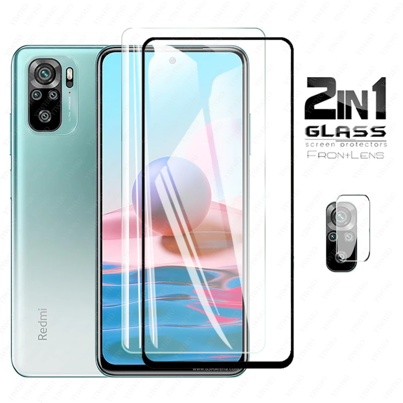 

Закаленное стекло для Redmi Note 10, 9, 8 Pro, Note 10s, Note 10 Pro Max, с камеральной линзой защитная пленка, стекло