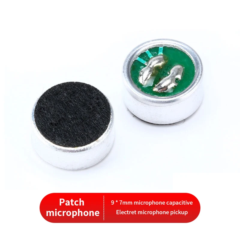 10 шт./лот микрофон 6*5 9*7 4 5*2 2 4*1 5 мм конденсаторный Electret звукосниматель 52DB 56DB MP3