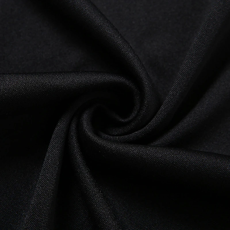 

ONEINALL Chain Sexy Mid Dress For Women Crewneck Sleeveless High Waist Side Split Black Women's Casual Dresses 2021 Autumn Style