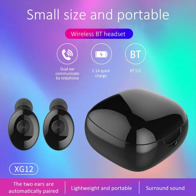 TWS беспроводные Bluetooth-наушники стерео наушники-вкладыши Bluetooth 5 0 гарнитура с