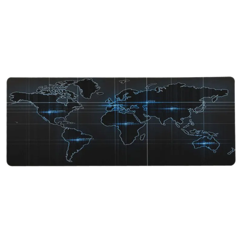 Коврик для мыши с массовым узором игровой коврик карта мира 300x80 0/900 мм DIY большой