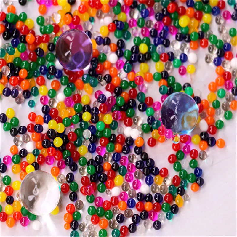 100 шт./пакет кристалл грунт гидрогель полимер водяной бисер