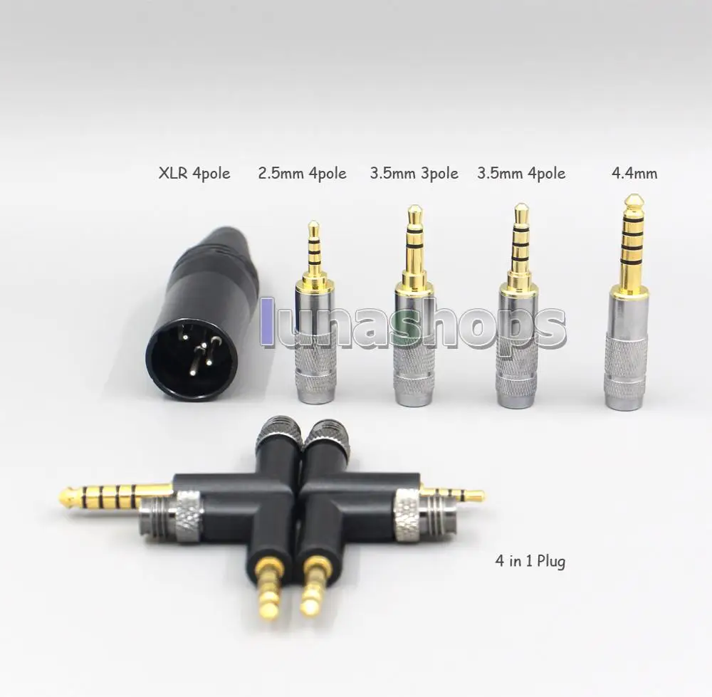 16 Core OCC позолоченный кабель для наушников Sennheiser HD6 HD7 HD8 MIX DJ HD595 наушники LN007347 |