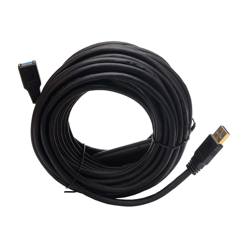 USB кабель-удлинитель 10 м 3 0 кабель Активный удлинитель с усилителем сигнала USB3.0