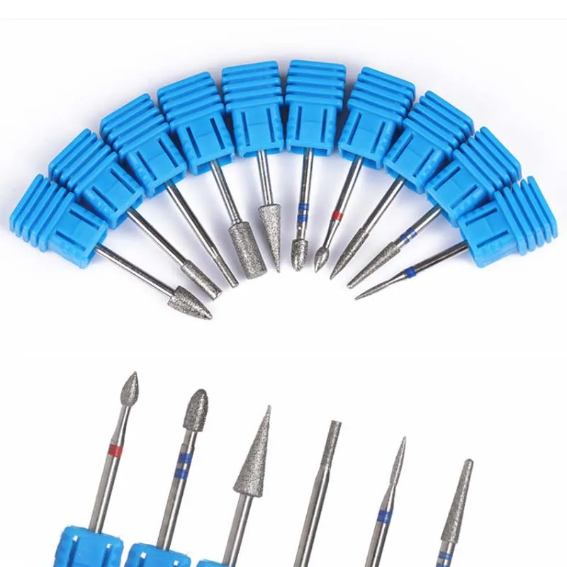 Алмазная дрель для ногтей маникюрные фрезы маникюра электрические аксессуары