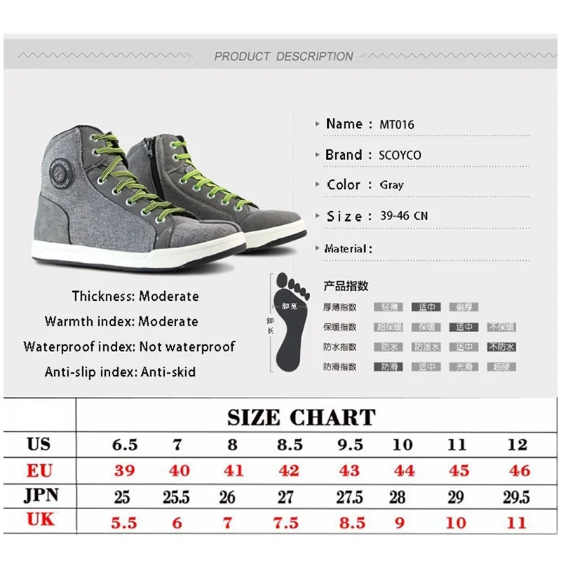 Оригинальные ботинки в байкерском стиле мужская серая Повседневная модная обувь