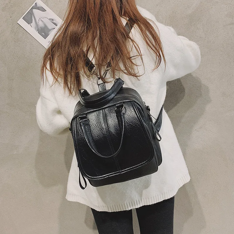 Женская сумка новый корейский Ретро женский рюкзак Повседневная дорожная модная