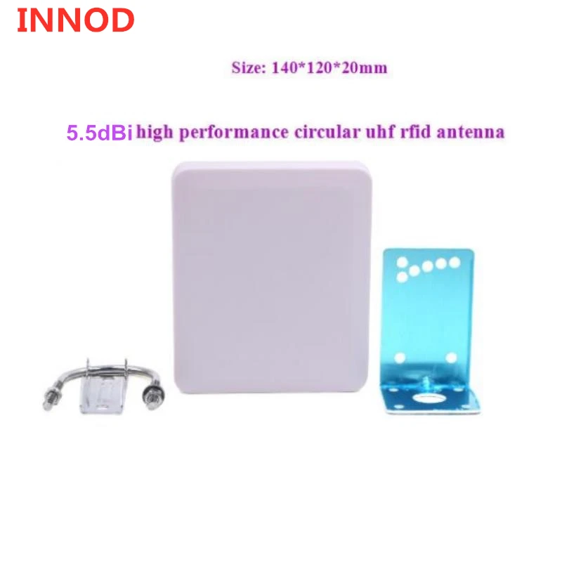 5.5dbi маленькая uhf rfid антенна 140*120 мм циркулярная поляризация с высоким