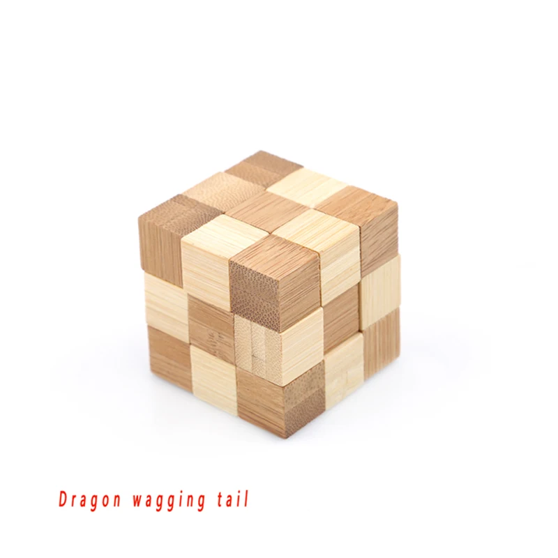 Educational Adults Kids Toy Excellent Design IQ Brain Teaser 3D Wooden Interlocking Kong Ming Luban Lock Puzzle Game | Игрушки и хобби