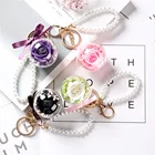 Неувядающий автомобильный брелок с цветком, оптовая продажа, креативный акриловый шар Yonghua, подарок на День святого Валентина для отправки любимого меда