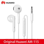 Новое поступление, наушники Huawei Honor AM115 с 3,5 мм вкладышами, гарнитура, проводное управление для телефона Huawei P10 P9 P8 Mate9 Honor 8