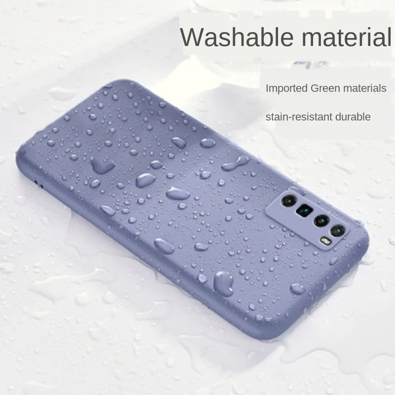 Чехол для HUAWEI NOVA7 PRO жидкий силиконовый мягкий защитный чехол объектива камеры