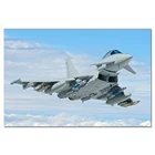 Боец Eurofighter Тайфун обои настенные художественные плакаты холст ткань печать живопись для домашнего декора картина
