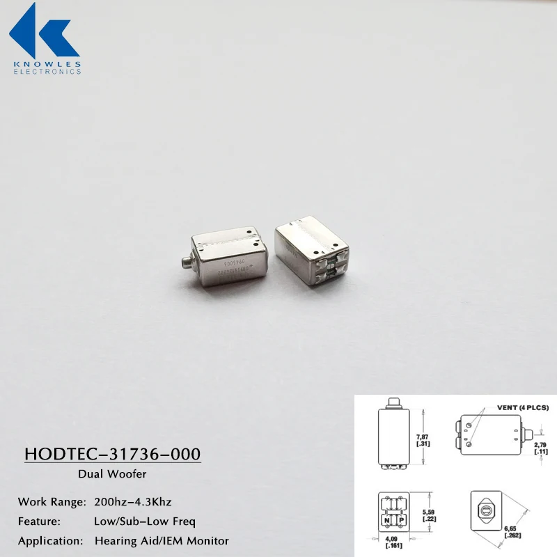 Knowles HODTEC 31618 сбалансированный арматурный драйвер двойной низкочастотный динамик