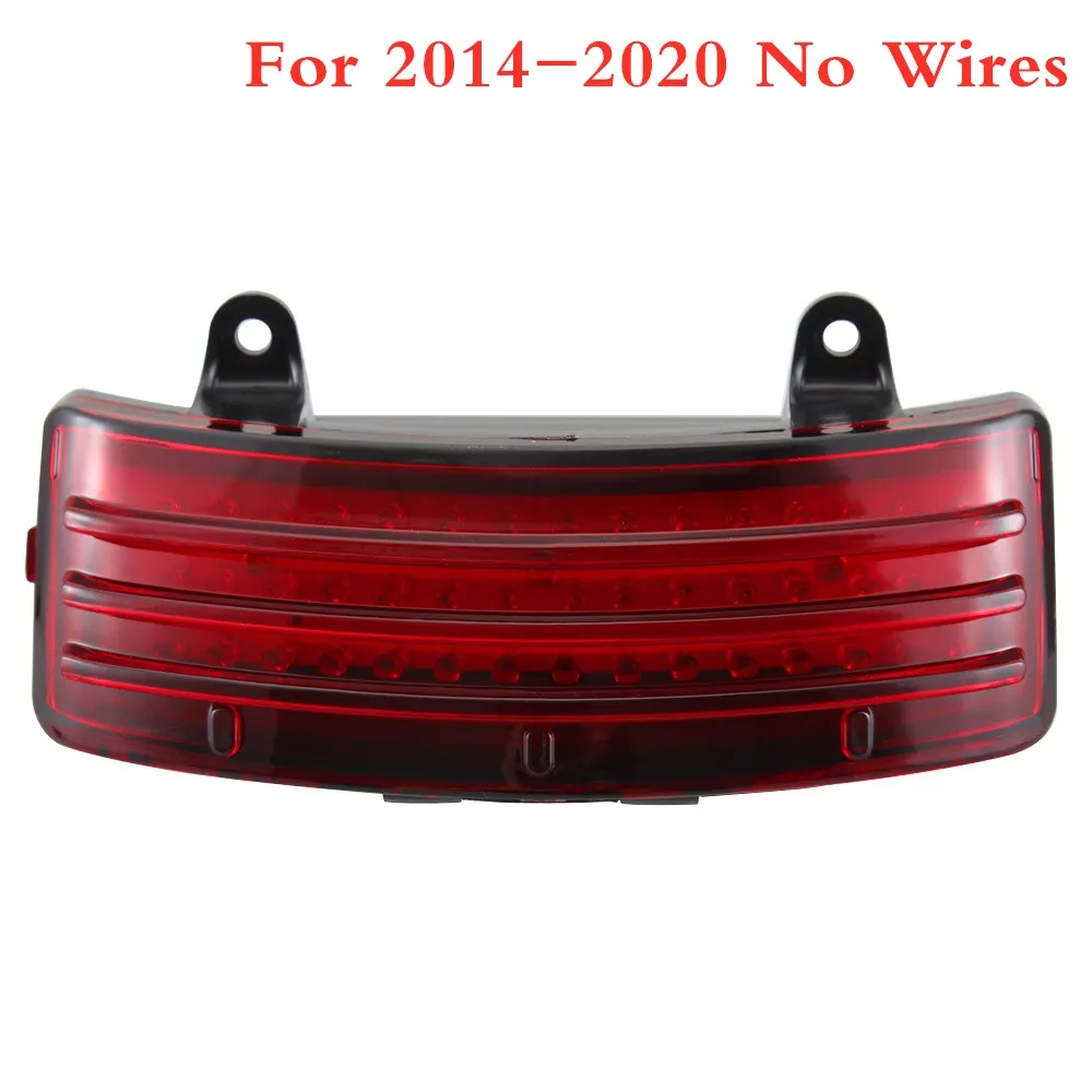 

Motorcycle Tri-Bar Fender LED Brake Tail Light Turn Signal Driving Light For Harley Touring Street Glide