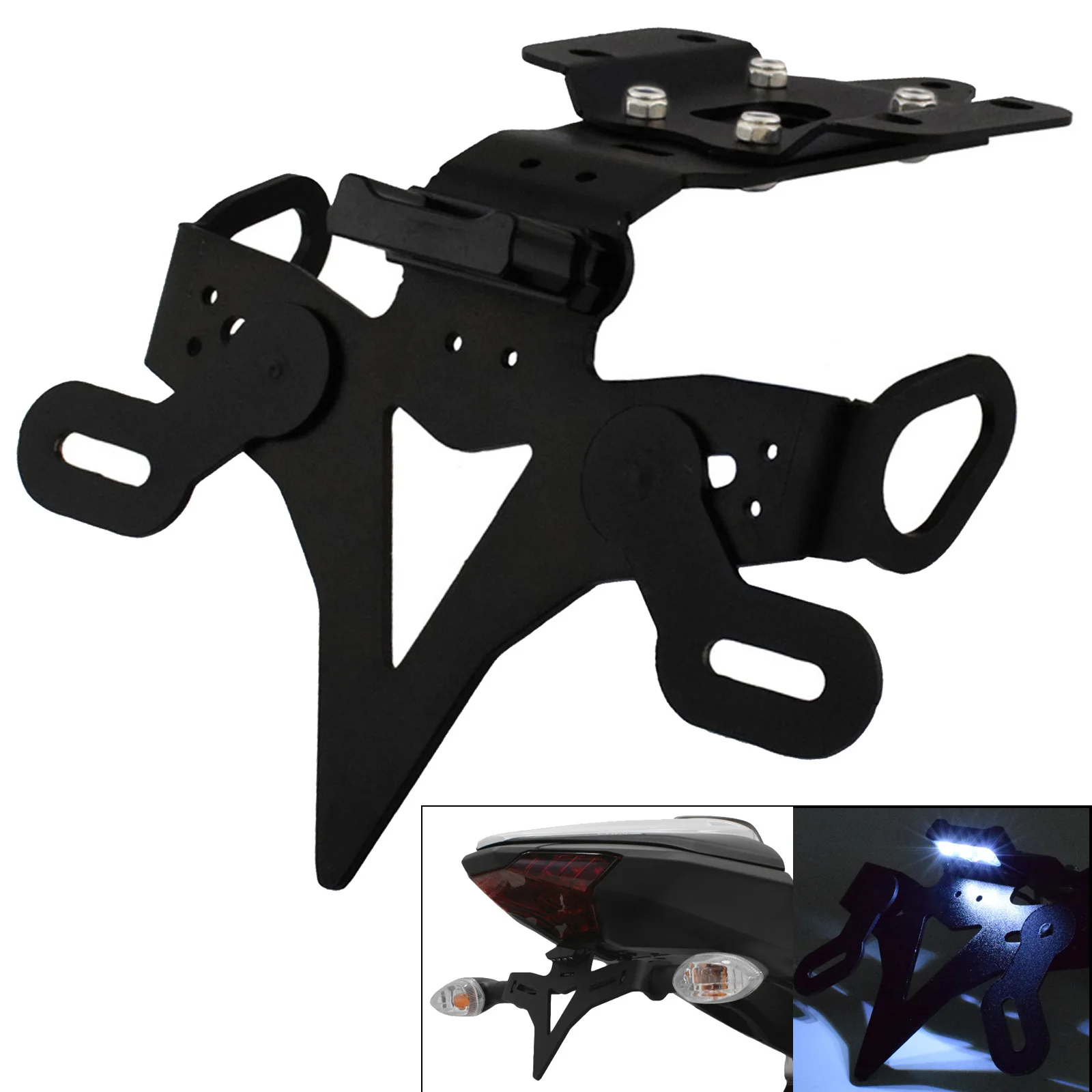 Задняя рамка номерного знака мотоцикла держатель кронштейна задний аккуратный