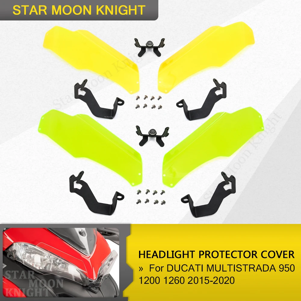 

Защитная решетка для передней фары мотоцикла DUCATI MULTISTRADA 950 1200 1260, защита для всех фар 2015-2020