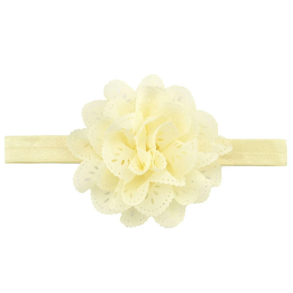 Новый дизайн красивая повязка на голову ручной работы с эластичным цветочным