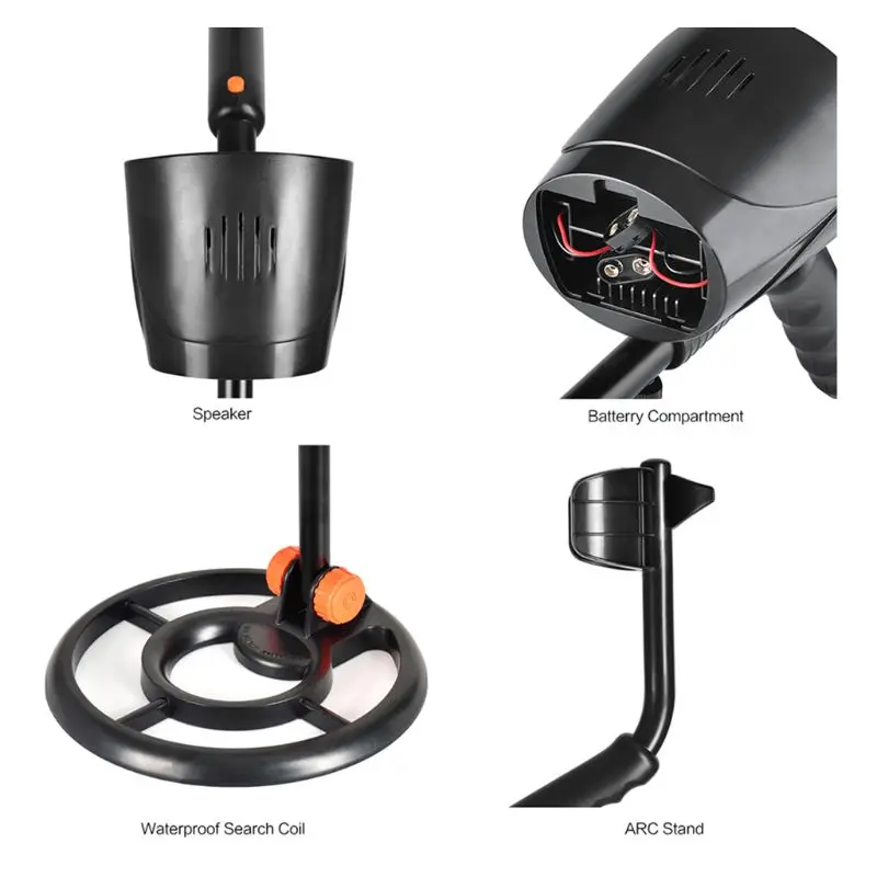 

Sensitivity Underground Gold Metal Detector Hobby Detector Gift Detector Treasur U4LA