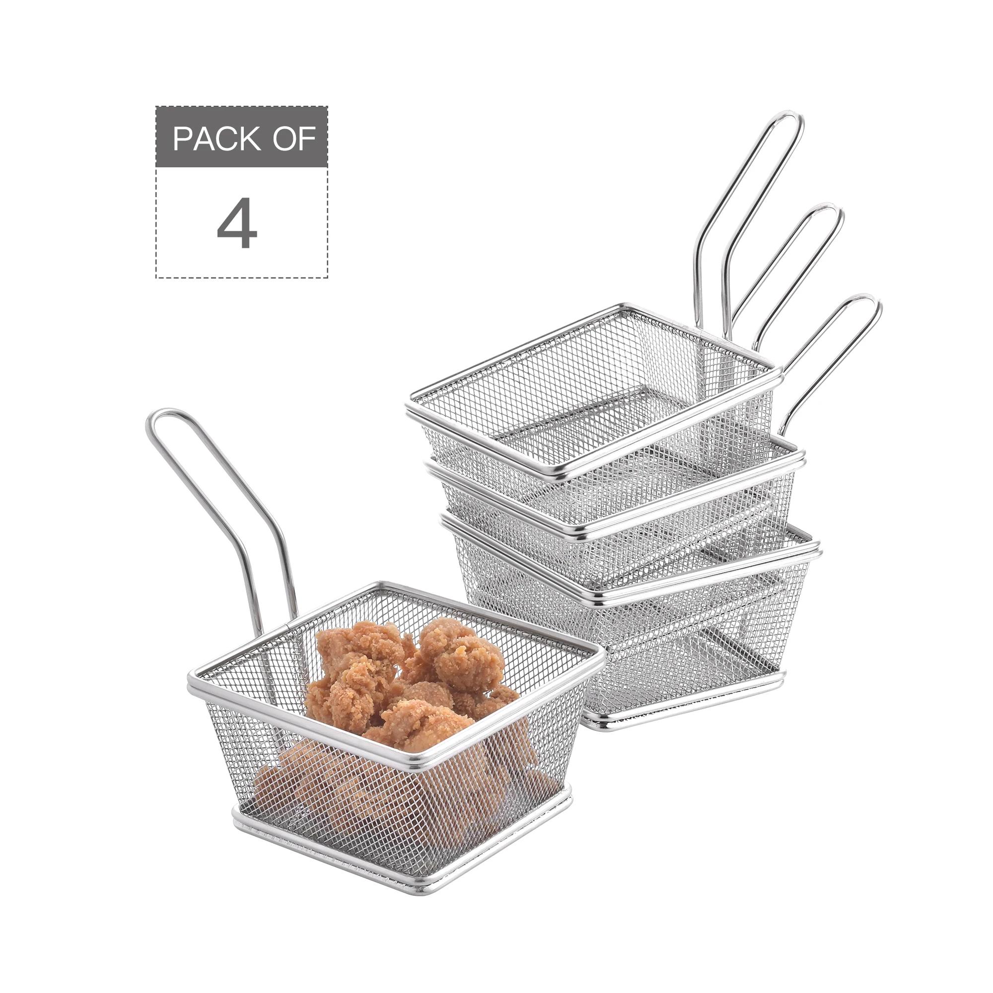 4 шт. корзина для картофеля фри 12 х12х7 см|Дуршлаги и сита| |