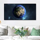 Картина на холсте Космос Звезды для гостиной земли плакат домашний декор настенное искусство галактика планет картина напечатанный современный декор