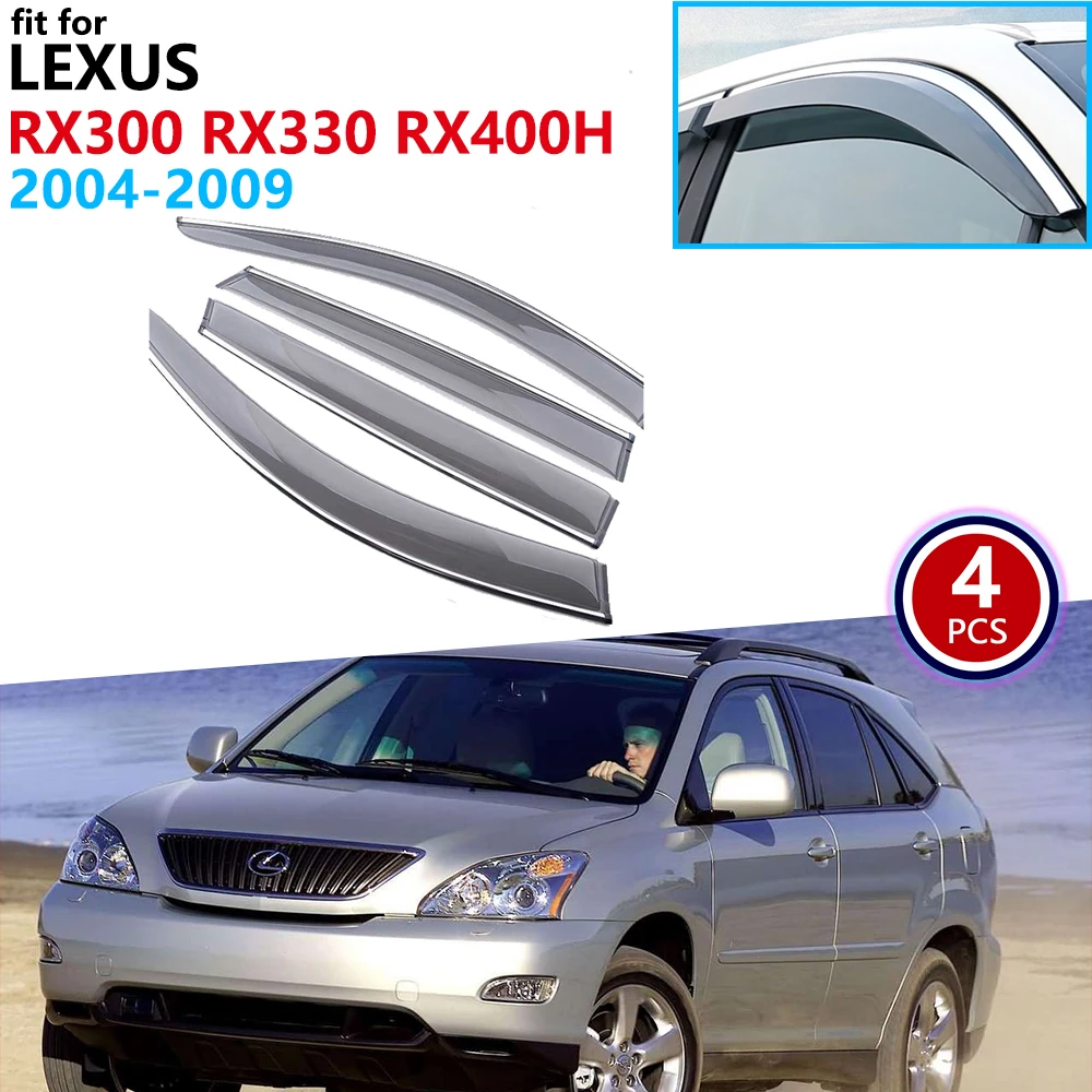 Для Lexus RX300 RX330 RX400h Toyota Harrier XU30 2004 ~ 2009 оконный козырек вентиляционные навесы защита