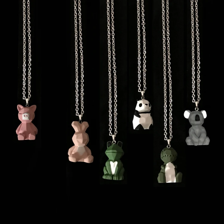 Мультфильм милые животные геометрические тангент самолет стерео подвеска